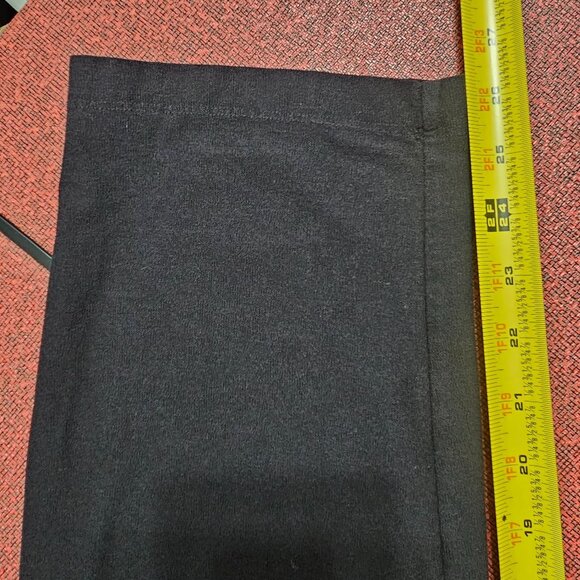 Eileen Fisher Black Pull On Pants 1X Stretch Straight Ankle Office Minimalist - Picture 7 of 7